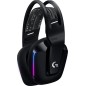 Logitech G G733 LIGHTSPEED Wireless RGB Gaming Headset Trådløs Høretelefoner Sort Logitech G G733 LIGHTSPEED Wireless RGB Gaming Headset Trådløs Høretelefoner Sort